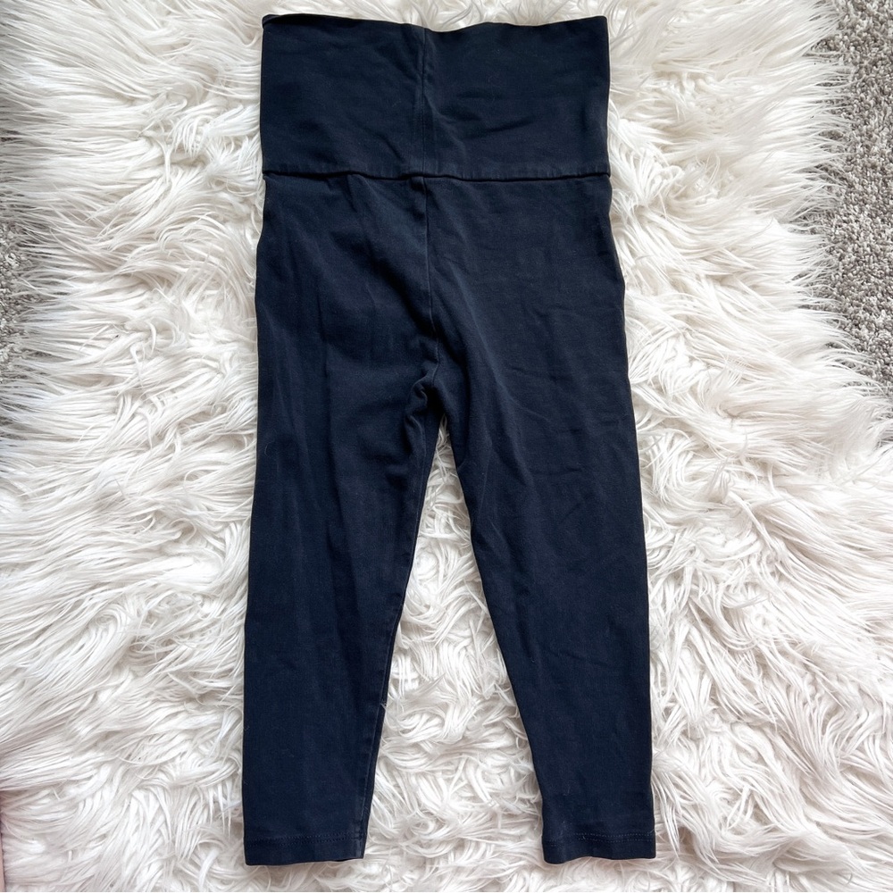 d.i.p. Black Foldover Waist Leggings Toddler 18-24M Stretch Pants